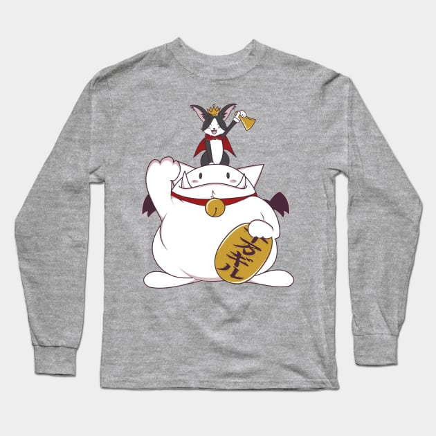 Maneki Cait Long Sleeve T-Shirt by Ruwah